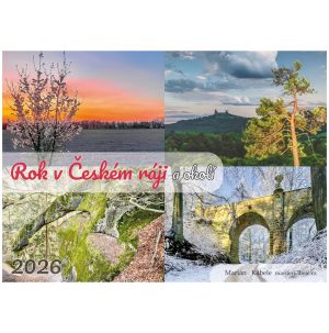 Stolní týdenní kalendář Český ráj 2026