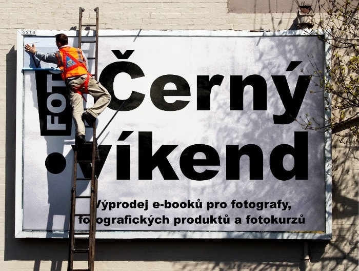 [Akce skončila] Černý foto víkend 2018! 100&nbsp;Kč sleva na e-booky a 500&nbsp;Kč na fotokurz