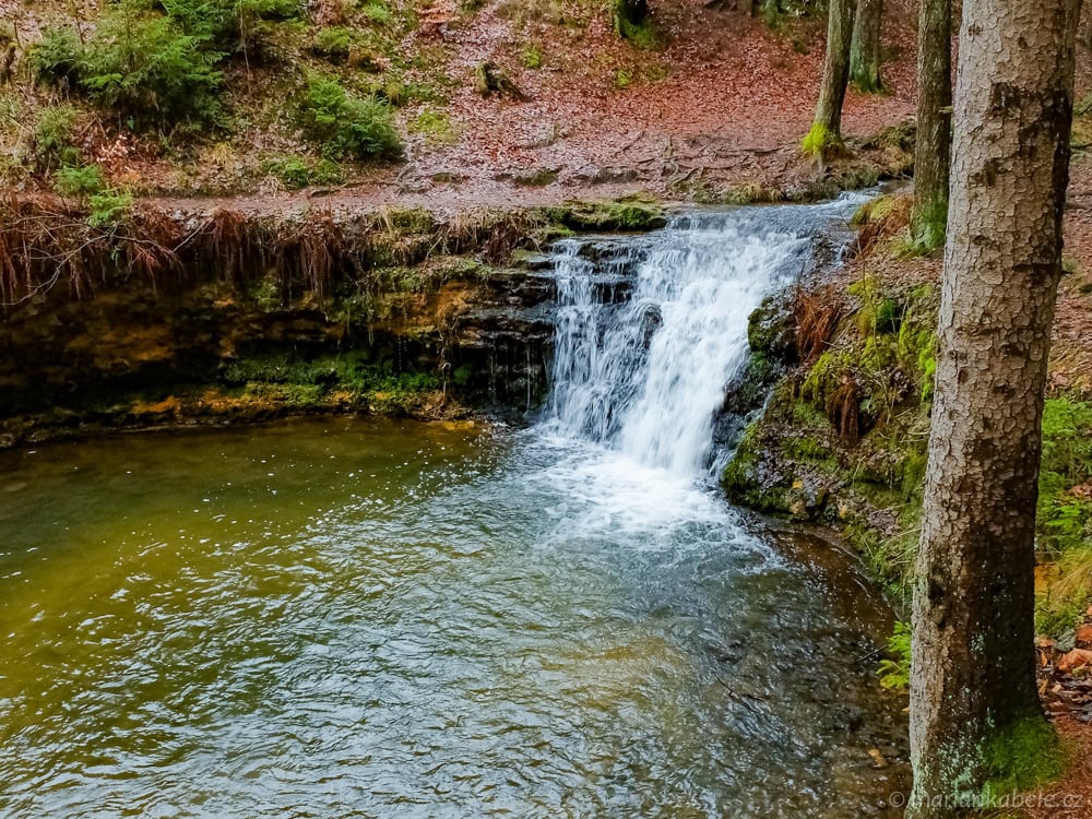 Chrastenský vodopád na Ploučnici