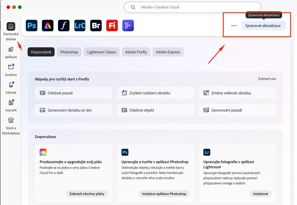 Upgrade na Adobe Lightroom Classic 15.5